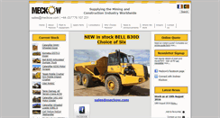 Desktop Screenshot of meckow.com